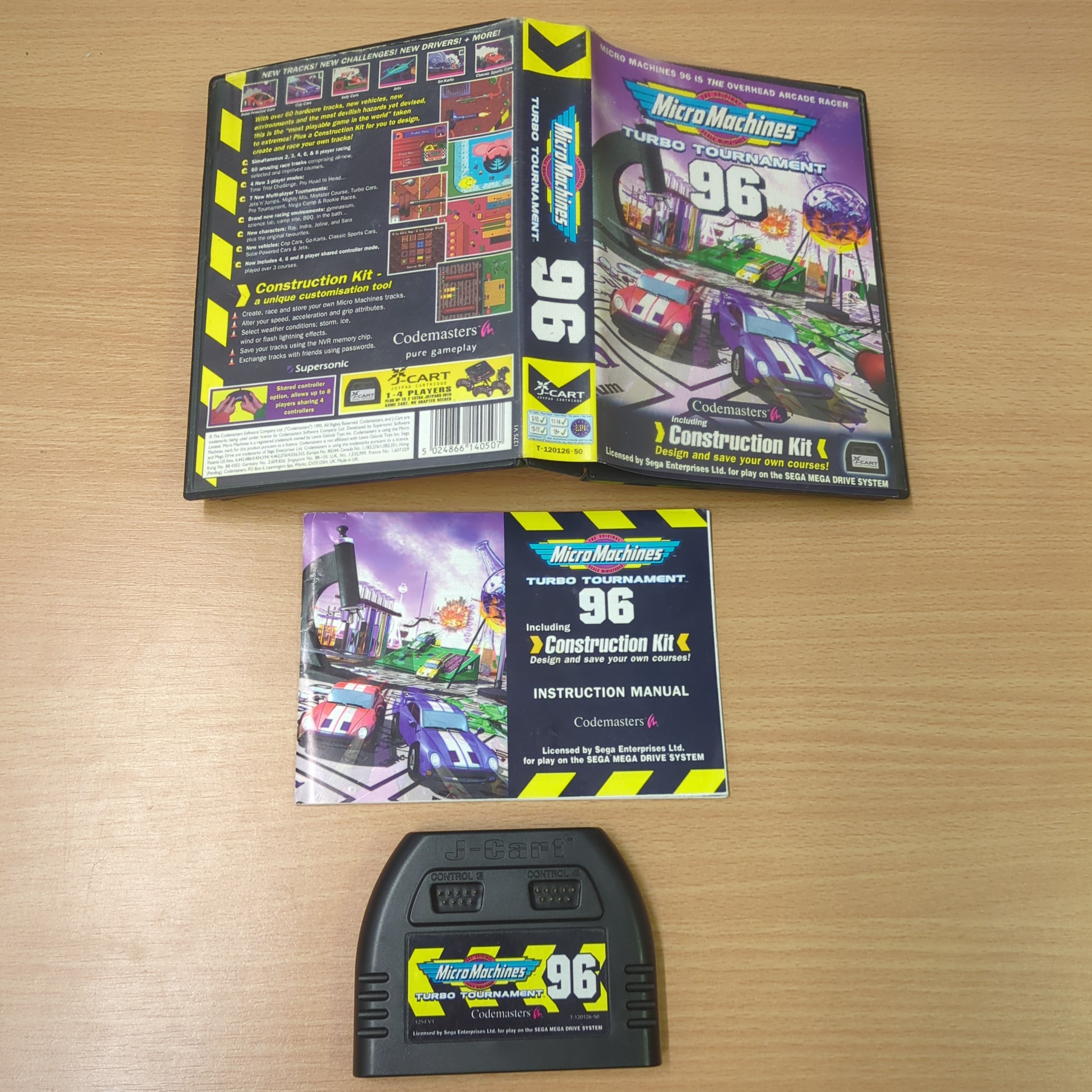 Micro Machines 96: Turbo Tournament Sega Mega Drive game Micro Machines 96: Turbo Tournament Sega Mega Drive game